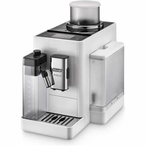جهاز تحضير الاسبريسو ساخن بارد Rivelia Pabble White Coffee Makers