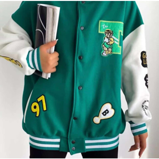 سترة ، جاكيت ، ملابس انمي ، ملابس شتائية Varsity Jacke ، Baseball Jacket).