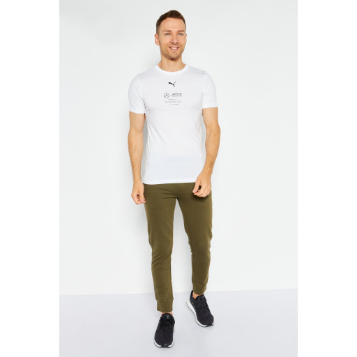 تيشيرت بوما × مرسيدس AMG للرجال بأكمام قصيرة - أبيض Puma x Mercedes AMG Men's Short Sleeve T-Shirt - White