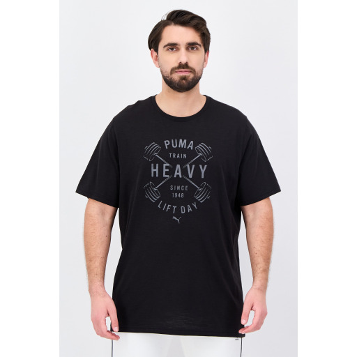 تيشيرت رياضي رجالي بوما بأكمام قصيرة للتدريب PUMA Men's Training Short-Sleeve T-Shirt
