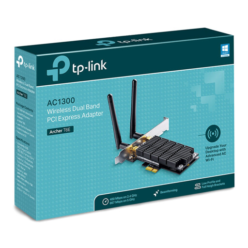 tplink Tplink Archer T6e AC1300 Wireless Dual Band Pci Express Adapter