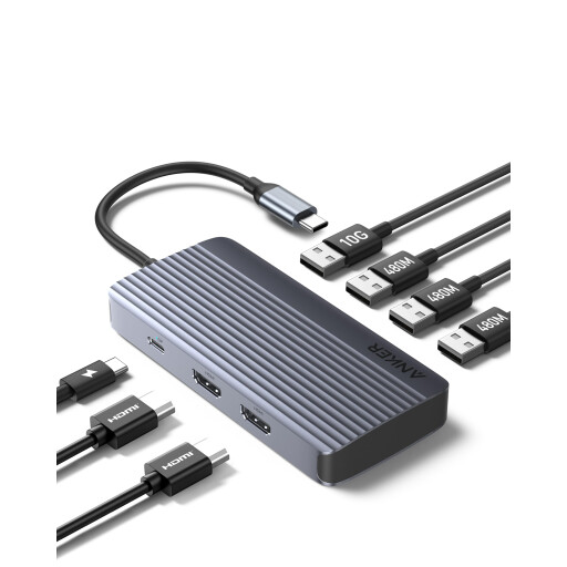 anker Anker usb-c Hub 7-in-1 With Dual Display Support
