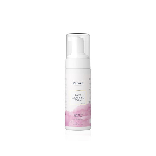 غسول وجه زاروزا فوم للبشرة الجافة والحساسة ١٥٠ مل ZAROZA FACE CLEANSING FOAM 150 ML