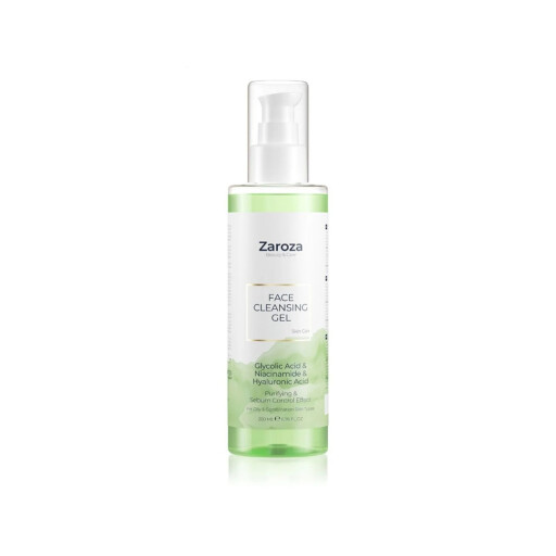 غسول وجه جل للبشرة الدهنية والمختلطة زاروزا ٢٠٠ مل ZAROZA FACE CLEANSING GEL 200 ML