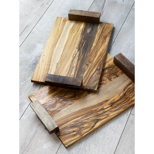 صينية تقديم خشب زيتون طبيعي natural olive wood tray