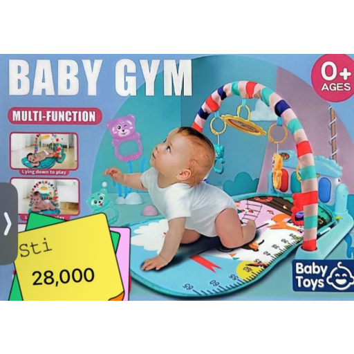 بيانو جيم للأطفال (Baby Piano Gym)؛ وهي لعبة تفاعلية تنمي مهارات الطفل الحركية والسمعية عبر الركل والعزف والألعاب المعلقة بيانو جيم للأطفال (Baby Piano Gym)؛ وهي لعبة تفاعلية تنمي مهارات الطفل الحركية والسمعية عبر الركل والعزف والألعاب المعلقة