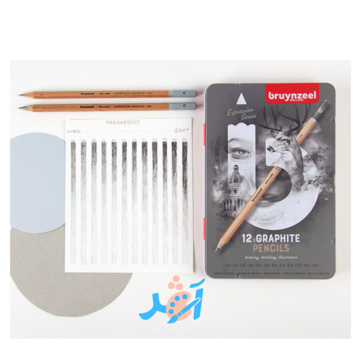 تدرجات رصاص بروينزيل إكسبريشن Bruynzeel Expression Graphite Pencils