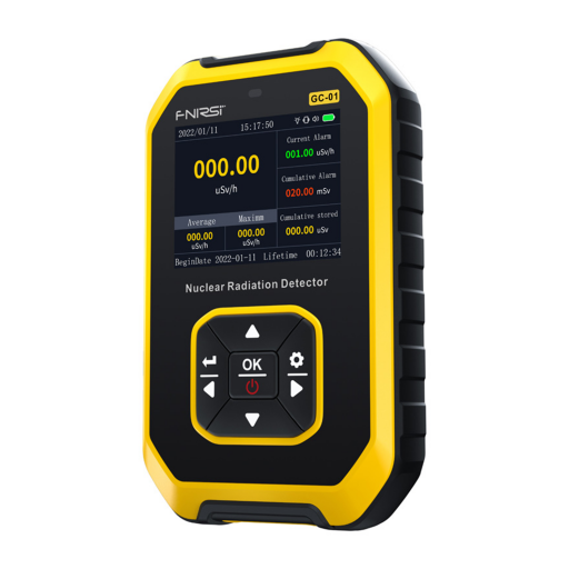 جهاز قياس اشعاع نووي بسيط ومحمول للهواه (الموديل: FNIRSI GC-01) FNIRSI GC-01 Nuclear Radiation Detector