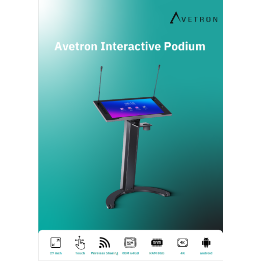 koorui Koorui Interactive Podium With 27 4k Display 27 inch