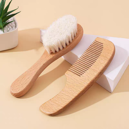 طقم فرشاة و مشط شعر للاطفال Children's hairbrush and comb set