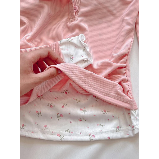 توب وردي ناعم Pink top