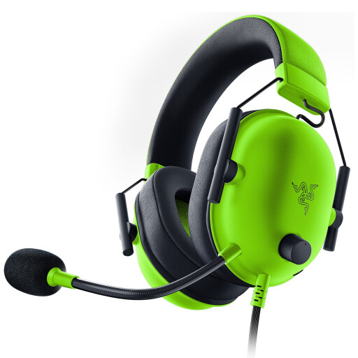 سماعة العاب ريزر بلاك شارك في٢ اكس اخضر + رايزر ديث أدر Essential أسود Razer Blackshark V2 X Gaming Headset Green + Razer Deathadder Essential Black