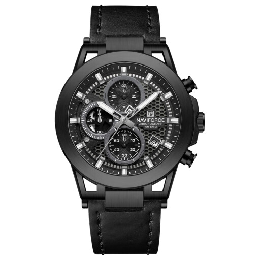 ساعة رجالية Naviforce NF8075 Quartz Chronograph Watch