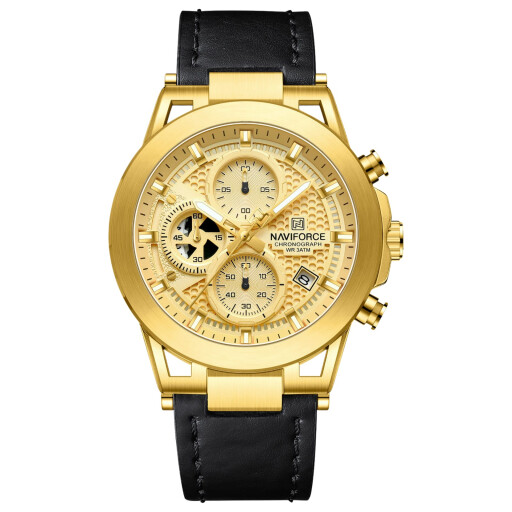 ساعة رجالية Naviforce NF8075 Quartz Chronograph Watch