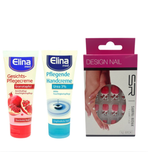 مجموعة عناية بالبشرة والأظافر Skincare & Design Nail Set