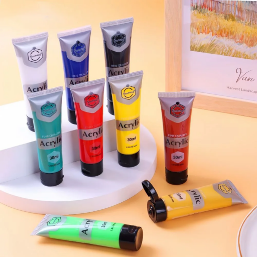 الوان اكرلك ٢٤ لون ٣٠مل Acryliv paint set