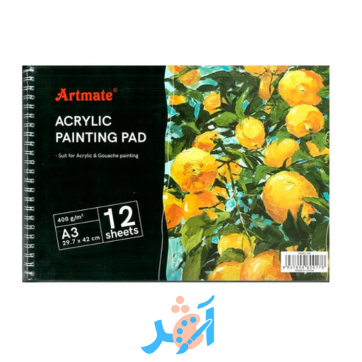 دفتر اكريليك a3 Acrylic paintg pad A3
