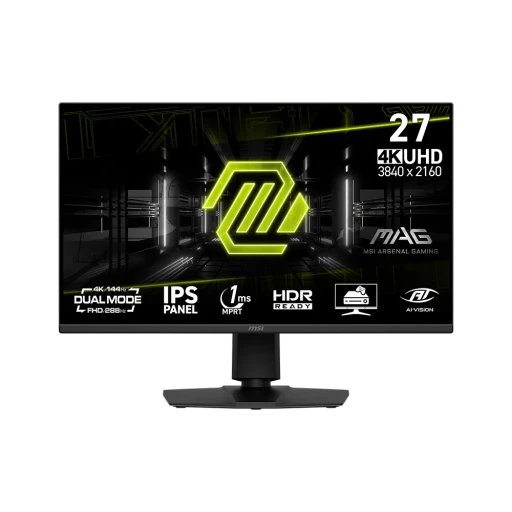 شاشة ألعاب إم إس آي 27 بوصة 4K بتردد 144 هيرتز واستجابة 0.5ms MSI MAG 275UPD E14 27" 4K UHD 144Hz 0.5ms IPS Gaming Monitor