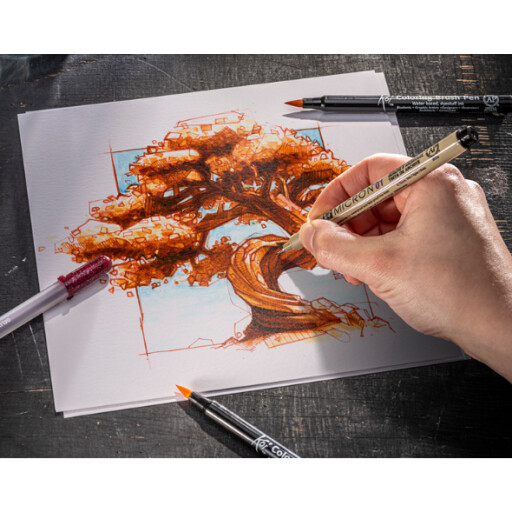 دفتر مكس ميديا Mixed media paper