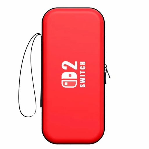 حافظة حماية فاخرة لجهاز نينتندو سويتش (أحمر، الإصدار الثاني) Premium Protective Carrying Case for Nintendo Switch (Red, 2nd Edition)