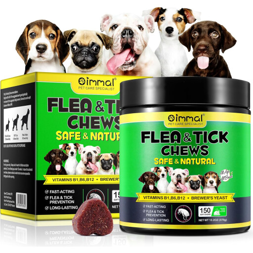 Oimmal  مضاد البراغيث والقراد Oimmal Flea & Tick Chews