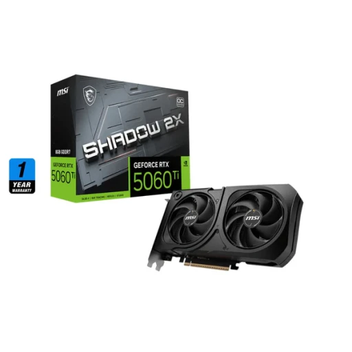 ام اس آي MSI Geforce Rtx 5060 Ti Shadow 2x Oc Plus 8GB
