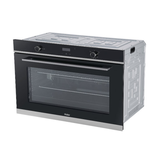 فرن غازي كهربائي مدمجه من هاير - 125 لتر - HOX9125BX Haier Built-in Electric Gas Oven - 125 Liters - HOX9125BX