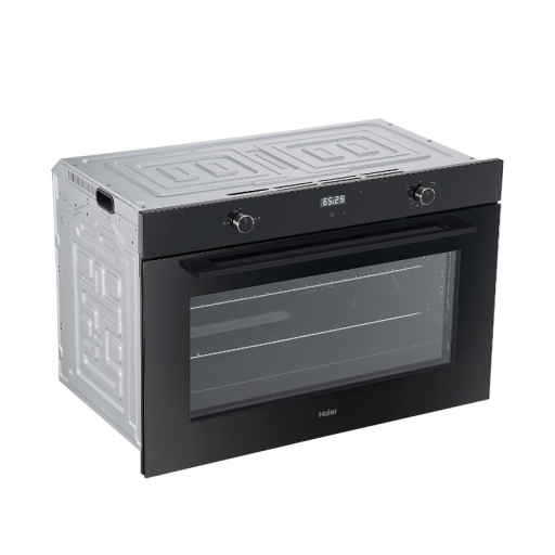 فرن غازي مدمج من هاير - 125 لتر - HOX9025GB Haier Built-in Gas Oven - 125 Liters - HOX9025GB