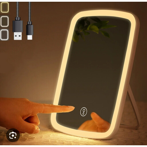 مرآه مكياج منضدية بإضاءة LED Royal paris