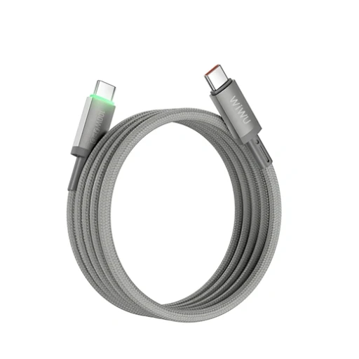 كابل وي وو Wi-C084 ماجلينك USB-C إلى USB-C بقوة 100 واط – طول 1 متر WIWU 100W CABLE C-C 1M