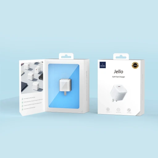 شاحن “وي‑وو جييلو” موديل Wi‑U017 – شاحن GaN سريع 30 واط PD Wiwu Jello 30W PD Gan Fast Charger Wi-U017
