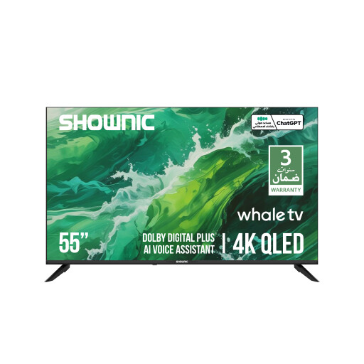 شاشة شونك ”55 4K QLED نظام ويل SHOWNIC 55” Whale OS TV 4K QLED