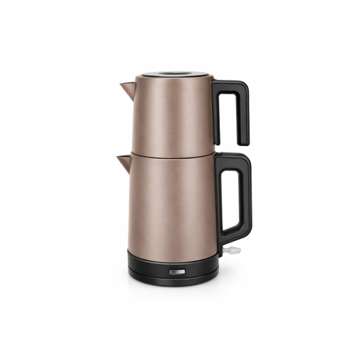 غلاية وإبريق شاي كهربائي بتصميم عصري مزدوج Modern Dual Function Kettle and Teapot for Home and Office