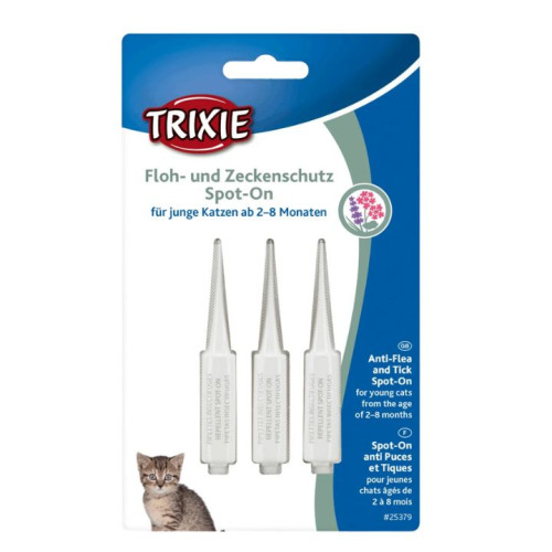 علاج وقائي للقطط الصغيرة ضد الطفيليات الخارجية : Small Cat Flea & Tick Preventive Treatment