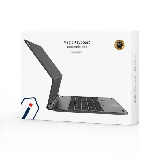 لوحة مفاتيح WiWU ماجيك كيبورد موديل KX005 (عربي + إنجليزي) لإيباد بحجم 10.9″ (2022) Wiwu Magic keyboard KX005 (Arabic + English) 10.9 2022