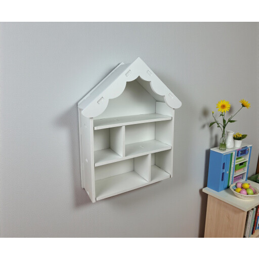 رف كوخ جداري ديكوري shelve hut shape