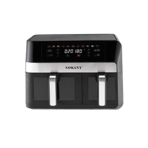قلاية هوائية 11 لتر (7+4) درجين 2800 وات Dual Zone Air Fryer 11L (7L+4L) 2800W