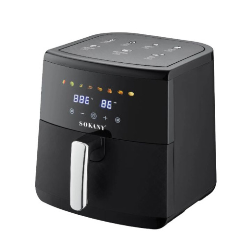 قلاية هوائية رقمية سوكاني 8 لتر 1700 واط Digital Air Fryer 8.0L 1700W