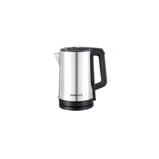 غلاية كهربائية 3 لتر ستيل بإيقاف تلقائي Electric Kettle 3L Stainless Steel – Auto Shut-Off