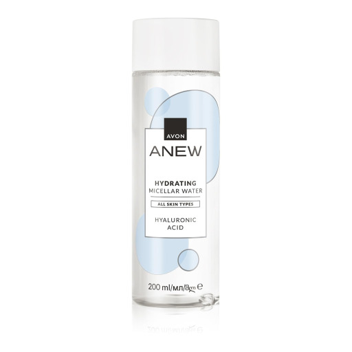 ماء ميسيلار مرطب لتنظيف البشرة أفون أنيو 200 مل Avon Anew Hydrating Micellar Cleansing Water 200ml