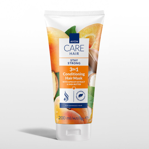 ماسك للشعر بخلاصة المشمش وزبدة الشيا 3 في 1 3-in-1 Hair Mask with Apricot Extract & Shea Butter