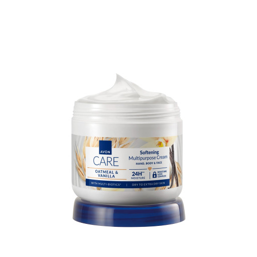 أفون كير كريم ملطف بالشوفان والفانيلا 400 مل Avon Care Oatmeal & Vanilla Softening Multipurpose Cream 400ml