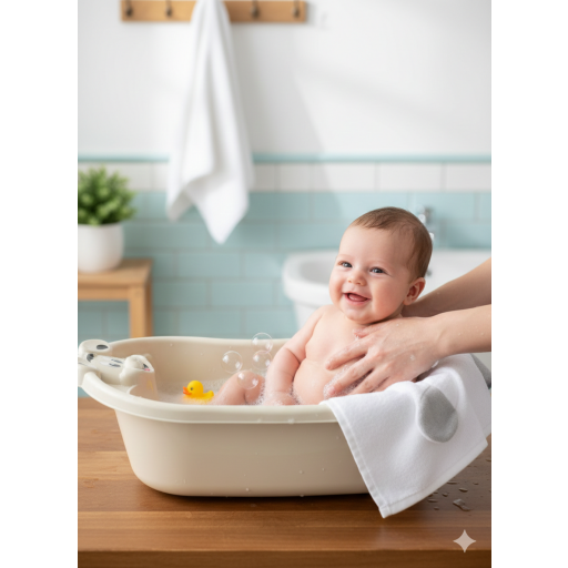 حوض لاستحمام طفل حديث الولادة Newborn baby bathtub