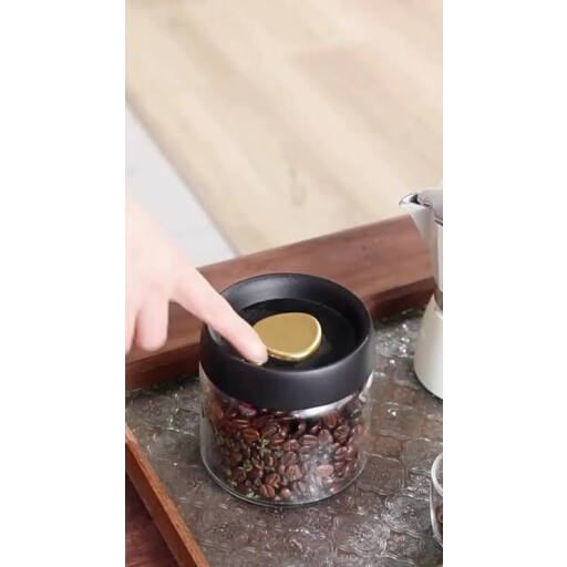 حافظة للبن خاصية تفريغ الهواء Vacuum coffee storage