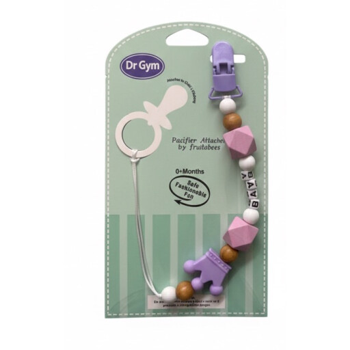 مشبك مصاصة سيليكون (Pacifier Attacher) من دكتور جيم مشبك مصاصة سيليكون (Pacifier Attacher) من دكتور جيم