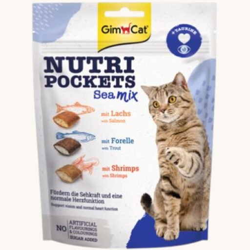 جيمكات نوتري بوكيتس البحري GimCat Nutri Pockets Sea Mix