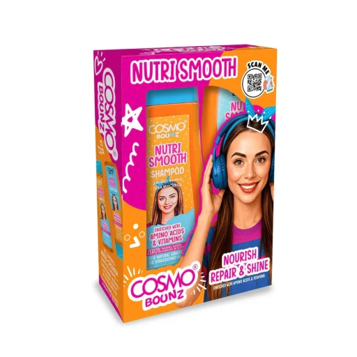 كت + شامبو للشعر الملس الطبيعي المصفف 400 مل 2PCS SHAMP & COND NUIRI SMOOTH 400ML