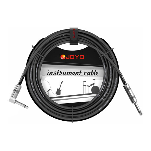 كيبل كيتار بطول 4.5 متر يمكن استخدامه مع اغلب الالات الموسيقية الوترية الكهربائية Joyo CM-12 4.5M Guitar Instrument Cable (6.35mm Audio Cable)