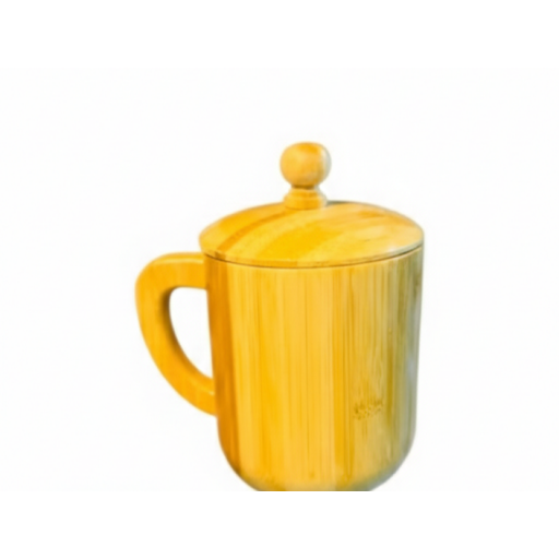 كوب خشبي بامبو wooden cup