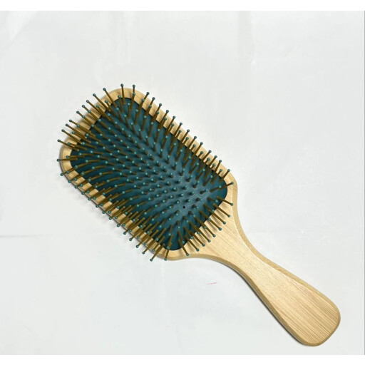 فرشاة شعر خشبية بوسادة هوائية Wooden Paddle Hair Brush